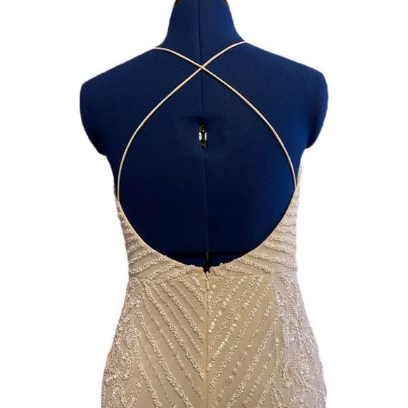 Stunning Beaded Wedding Dress - Picture 5 of 16